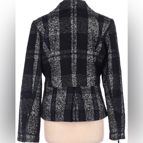 Classiques Entier - Plaid Wool Blend Lined Jacket in size L - Picture 2 of 2